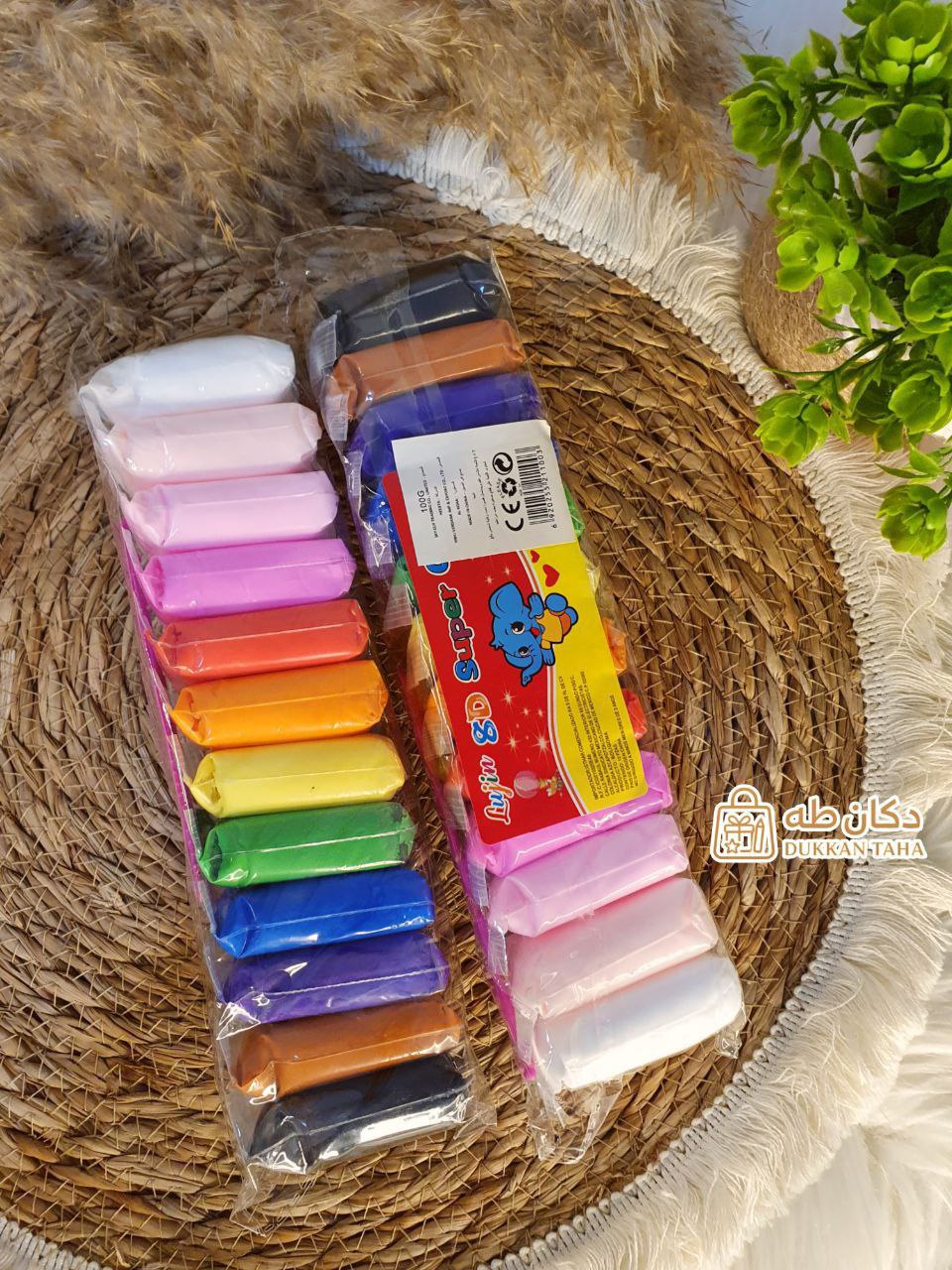 كيس صلصال فوم ملون – 12 لون لتنمية خيال الأطفال